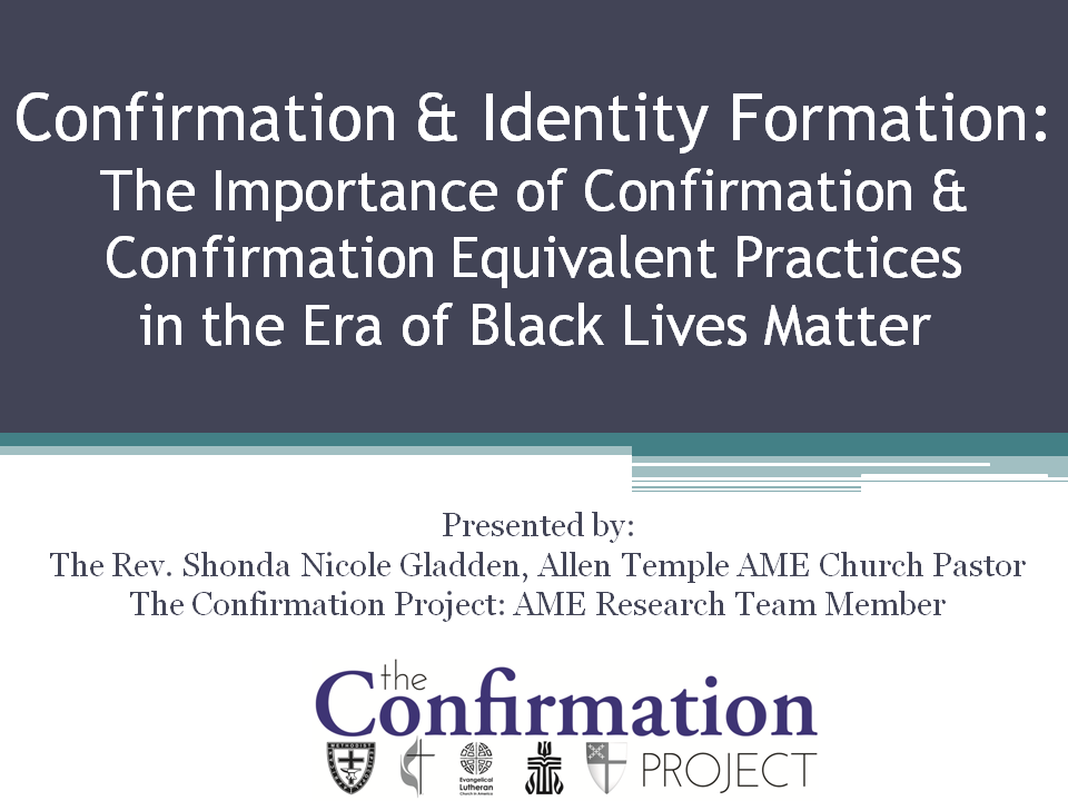 Confirmation and Identity Formation