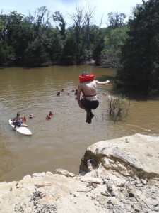 Cliff Jumping into the Floodwaters